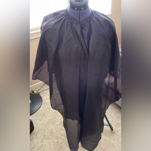 Black Hairdresser Cape And Equipment